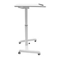 thumbnail image 6 of Miumaeov Adjustable Standing Desk Rolling Laptop Cart Mobile Podium Pedal Lift w/ Wheels, 6 of 16
