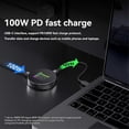 thumbnail image 3 of M.2 NVMe SSD Enclosure Magnetic Design 10Gbps Data Transfer 3s Power Protection 2TB Expanses PD Charging 15W, 3 of 4