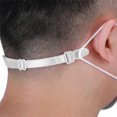 thumbnail image 5 of Hot Clearance! Leott Hooks Mask Ear Cord Extension Buckle Adjustable Mask Accessories Hook Mask Non-Slip, 5×Mask Adjustment Extension Straps Clearance Sale, White, 5 of 9