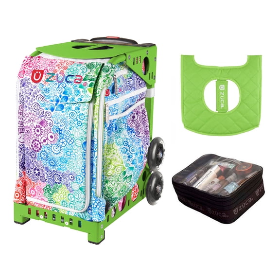 Zuca Exposition with FREE Seat Cover and Zuca Utility Pouch(Small) (Green Frame)