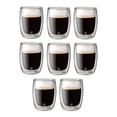 thumbnail image 2 of ZWILLING Sorrento 8 Piece Coffee Glass Set - Value Pack, Transparent, 2 of 6