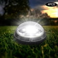 thumbnail image 2 of 8 LED solares bajo tierra luz enterrada luces impermeables para jardín de césped al aire libre, 2 of 8