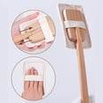 thumbnail image 5 of TaTaai 1Pcs Natural Exfoliating Loofah luffa loofa Bath Brush On a Stick - with Long Wooden Handle Back Brush for Men & Women - Shower Sponge Body Back Scrubber, 5 of 8