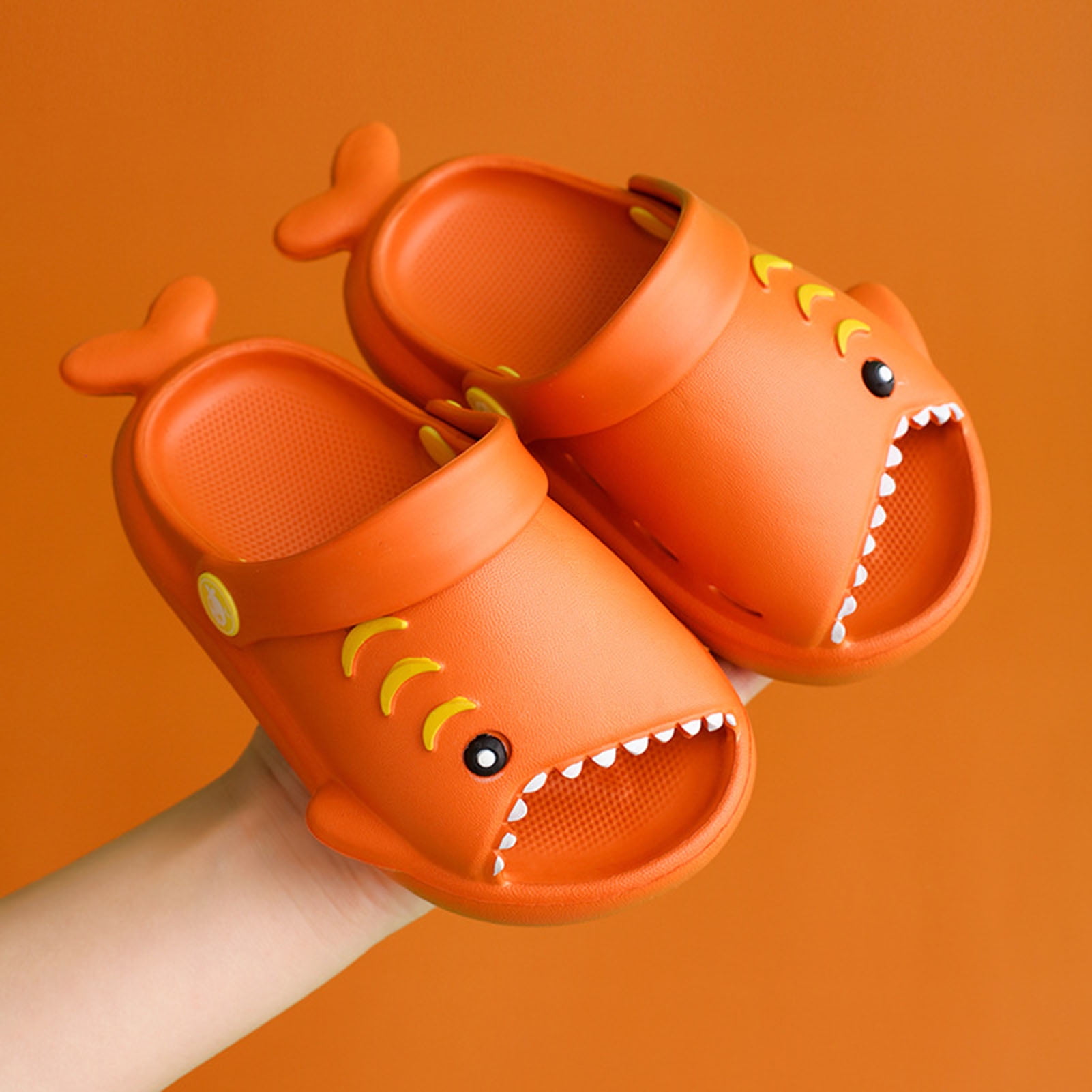 Toddler / Kid Cartoon Shark Fleece-lining Beach Shoes