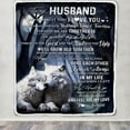 thumbnail image 3 of Personalized Custom Name to My Husband Blanket from Wife You are My Everything Husband Birthday Christmas Wedding Anniversary Bed Quilt Fleece Throw Blanket (30 x 40 in Baby Size), 3 of 5
