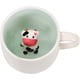 thumbnail image 1 of Taza de café 3D linda figura de animal hecha a mano taza de té de cerámica, Navidad, cumpleaños, regalos del día de la madre para amigos, familiares o niños (vaca blanca), 1 of 5