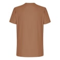 thumbnail image 5 of WREESH Men's Graphic Print Crew Neck T-Shirt Short Sleeve Loose Fit Summer Tops Brown, 5 of 5