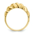 thumbnail image 2 of Real 14kt Yellow Gold Polished Twisted Dome Ring Size: 6; for Adults and Teens; for Women and Men, 2 of 5