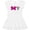 AA-White, variant on Inktastic 2nd Birthday I'm Two Girls Butterfly Girls Toddler Dress