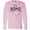 AD-Pink, variant on Inktastic Its Home State of Texas Outline Distressed Text Long Sleeve T-Shirt
