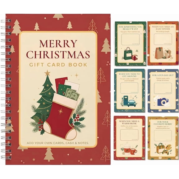 Christmas Gift Card Book, Merry Christmas Gift Card Book