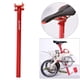 thumbnail image 4 of Tija de Sillín de Bicicleta, Aleación de Aluminio de Resistencia, Tija de Sillín de Bicicleta Plegable de Montaña Ajustable, Piezas de Componente Rojo 272x400mm Macarena Poste de asiento de bicicleta, 4 of 8