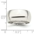 thumbnail image 2 of 925 Sterling Silver 10mm Comfort Fit.5 Band Ring Size 4.5, 2 of 6