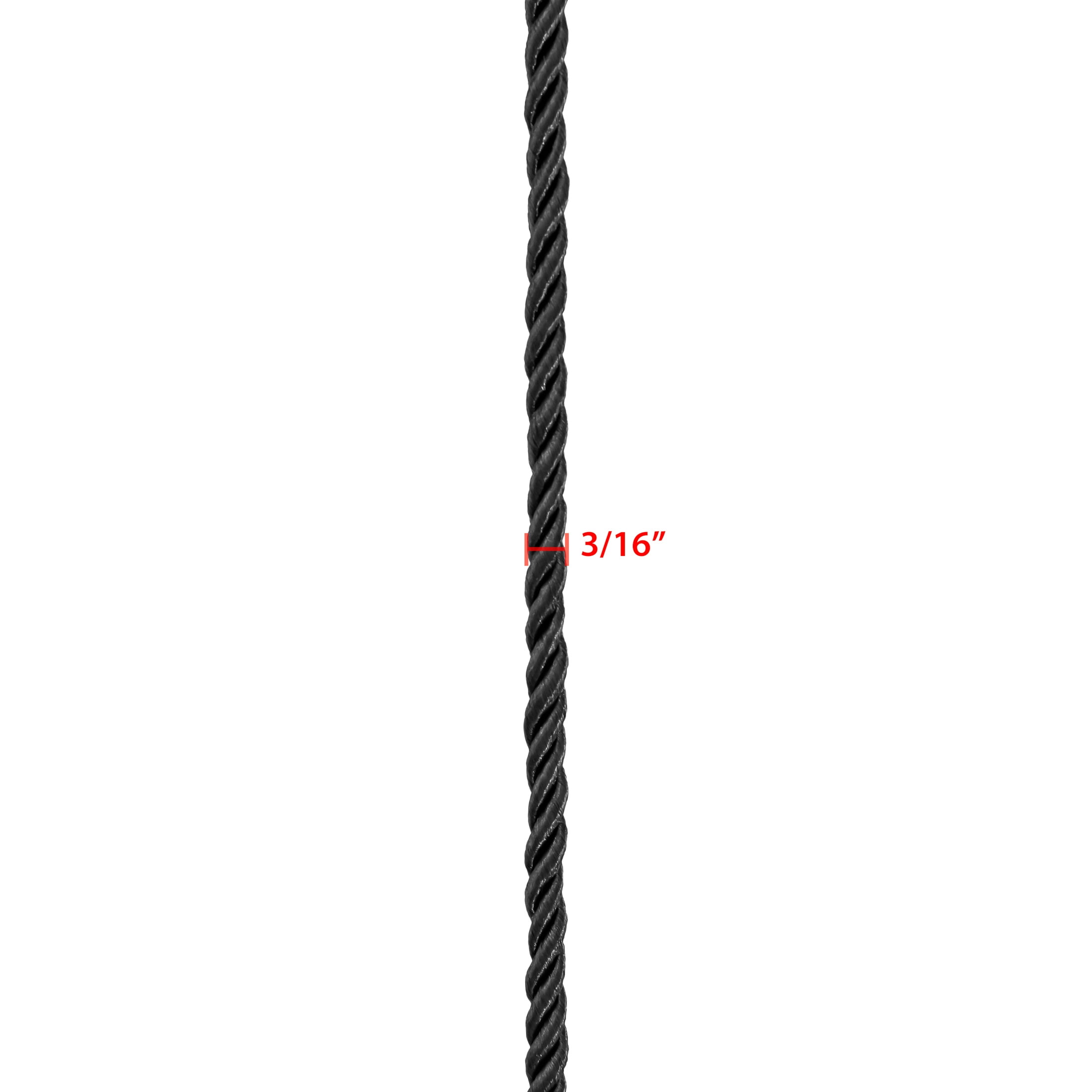 (3 pack) Simplicity Black 3/16" Rayon Twist Cording Trim, 6 Yards