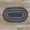 thumbnail image 1 of Colonial Mills Rug GW43R096X096 8 x 8 ft. Graywood Round Braided Rug  Charcoal, 1 of 1