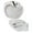 white, variant on Cute Apple Shaped Bag Backpack Adjustable Shoulder Strap Bookbag for Work Dating white