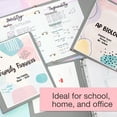 thumbnail image 3 of Classeur à 3 Anneaux 1.5 Pouces Classeurs Économiques Gris, Contient 280 Feuilles, 1 Unité, 3 of 7