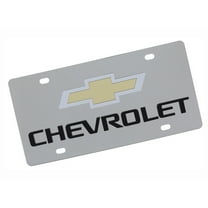 Chevrolet New Dual Logo License Plate (Chrome)