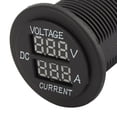 thumbnail image 3 of Coche motocicleta DC 12-24V doble LED voltímetro Digital amperímetro amperímetro voltímetro calibre, 3 of 8