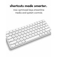 thumbnail image 4 of Macally Clavier et Souris Sans Fil Apple pour Mac - Double Mode (Bluetooth + Filaire) - Multi-Appareils, Rechargeable - Mini Clavier et Souris Sans Fil Com, 4 of 8