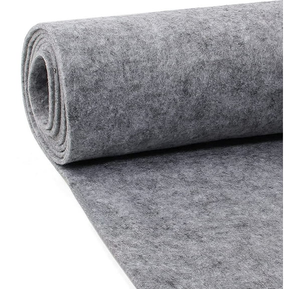 40"×70" Light Gray Underfelt Carpet for Speaker, Sub Box Carpet, Auto, RV, Boat, Marine, Truck, Car Trunk Felt Fabric Material