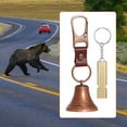 thumbnail image 6 of Bear Bell Survival Whistle Keyring Lightweight Iron Alloy for Outdoor Hiking Camping Backpackers, 6 of 9