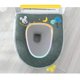 thumbnail image 3 of Un asiento de inodoro para gatos con cremallera gris, cremallera universal, asiento de inodoro lavable, asiento de inodoro, asiento de inodoro doméstico antibacteriano impermeable oso de fresa Electrónica, 3 of 5