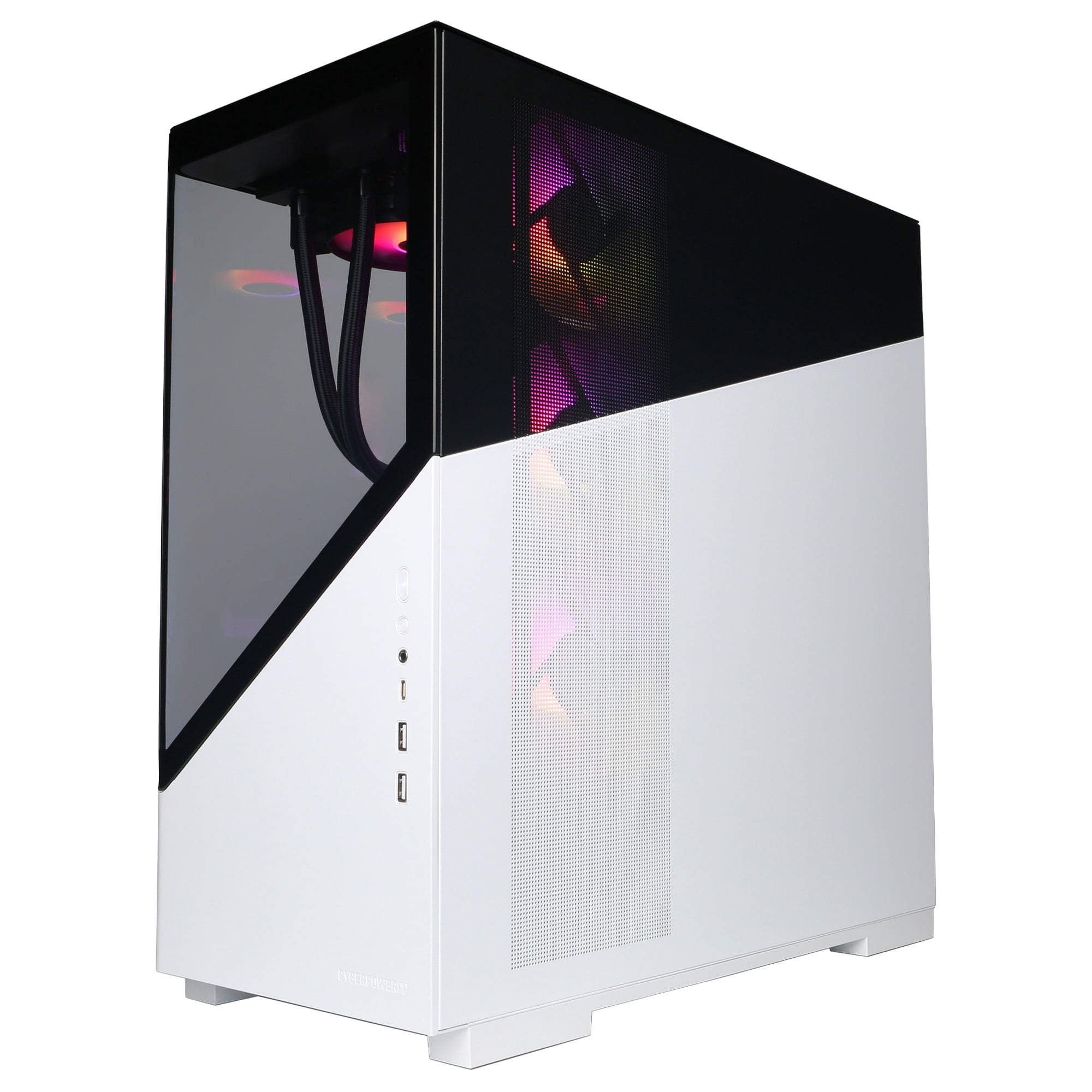 CyberPowerPC Gamer Xtreme Gaming Desktop, Intel Core Ultra 5 250KF Plus, NVIDIA GeForce RTX 5070 12GB, 16GB DDR5, 1TB SSD, White, GXi4800WST