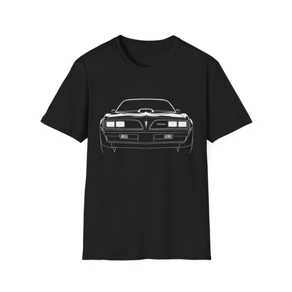 1977 Trans Am T-Shirt | Firebird Front-End Muscle Car Tee | Smokey Style