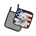 thumbnail image 2 of Caroline's Treasures Westie Patriotic Pair of Pot Holders, 2 of 2