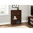 thumbnail image 5 of Bookshelf Bookcase 4 Tier 36"H Office Bedroom Laminate Brown, 5 of 5