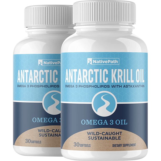 Antarctic Krill Oil WildCaught Krill Omega3 Fatty Acids with EPA