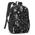 thumbnail image 2 of Snake and Hand Gothic Pattern 17" School Backpacks for Teens,Waterproof Oxford Fabric,S-Shape Padded Straps for School,Travel,Hiking,Camping, 2 of 6