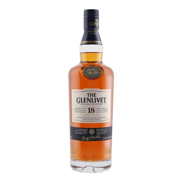 Whisky The Glenlivet 18 años 750 ml