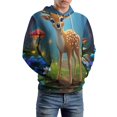 thumbnail image 5 of Enchanted Forest Deer （1）-2 3d Sweatshirts Hoodie Fashion Casual Personality Men's Women Street Hoodie Pullovers Long Sleeve Comfortable Top, 5 of 6