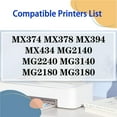 thumbnail image 2 of Compatible PG-440 CL-441 PG440 CL441 Ink Cartridges Replacement for Canon MX374 MX378 MX394 MX434 MG2140 MG2240 MG3140 MG2180 MG3180 Printers, 2 of 7