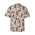 thumbnail image 4 of German Shorthaired Pointer Dogs Flower Floral Men'S 3d Print Casual Button Down Shirts, Novelty Hawaiian Short Sleeves 3xl, 4 of 7