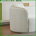 thumbnail image 3 of 82" Curved Boucle 3-Seater Sofa – Elegant White Design for Living Room, Bedroom & Apartment Office, 3 of 14
