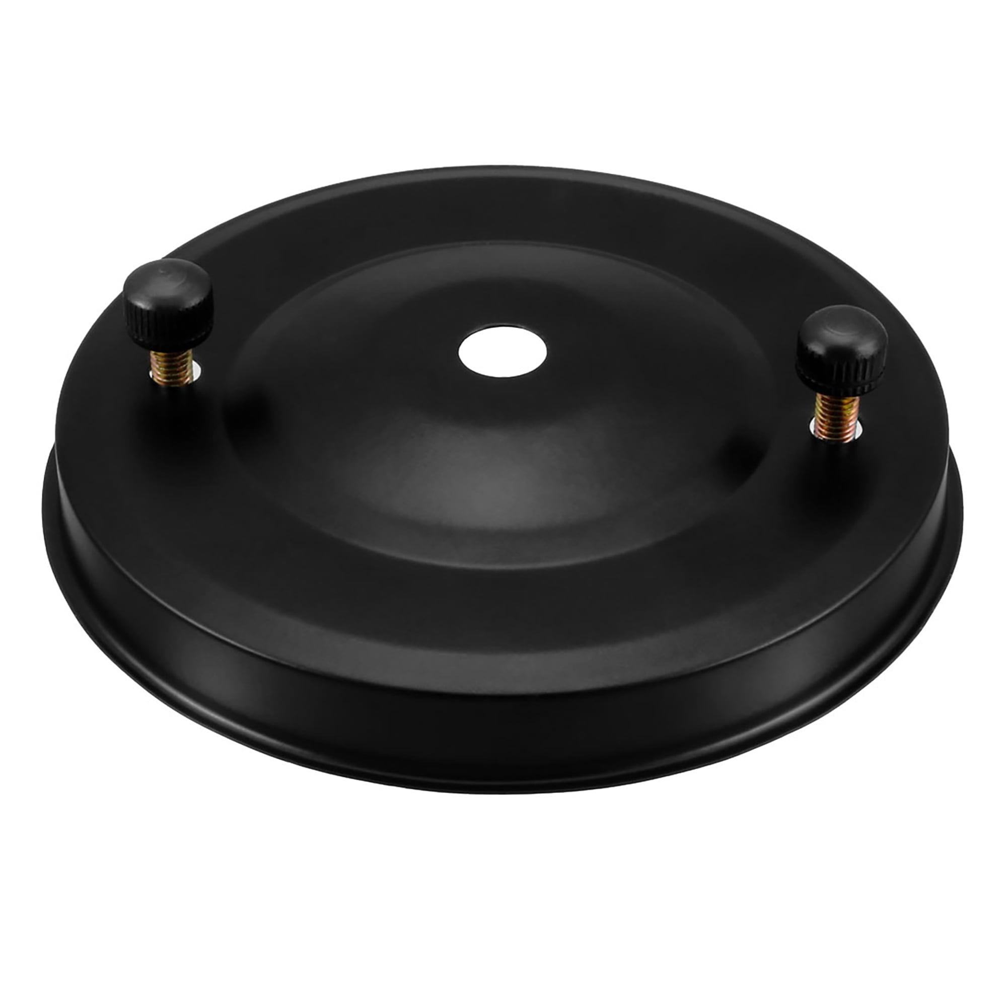 Retro Ceiling Light Plate Pendant Accessories Holder 107mmx20mm Black