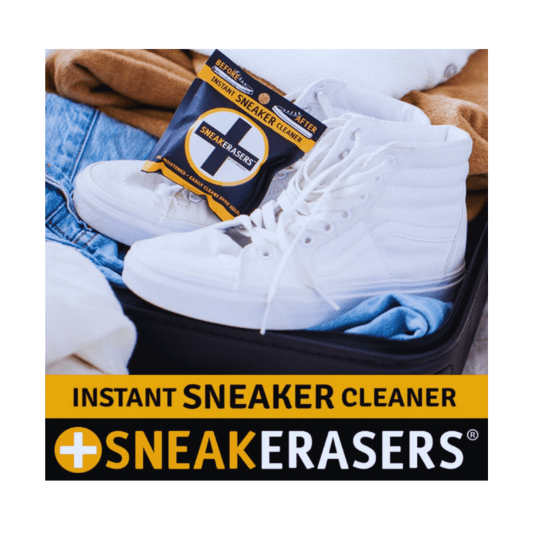 Sneakers Shoes Cleaning Sponge Eraser, Reusable White Shoe Foam Cleaner Kit  Pad Brush Shoe Care, Easily Cleans White Soles(Pack of 2) 