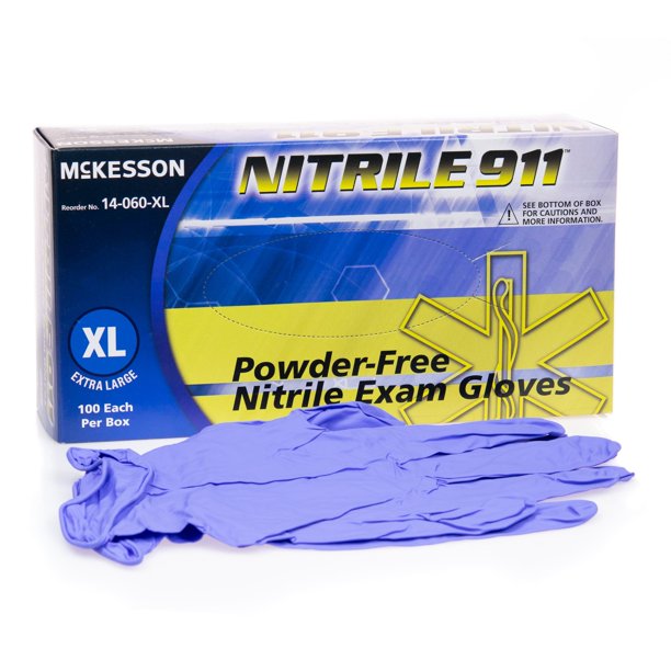 McKesson Brand Exam Glove McKesson NITRILE 911 XLarge NonSterile