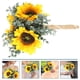 thumbnail image 2 of Ramo de girasol romántico para boda, ramo de novia, decoración de ramo de girasol Artificial, 2 of 5