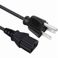 thumbnail image 1 of Chenchen 3 Prong Power Cord Replacement for for Viewsonic PJ452 PJD5155 VX2452MH N1930W VA2759-SMH VA2033-LED DiamaniDuo Optiquest Q9 Projector Monitor Power Cord 8ft C13 AC Cable, 1 of 1