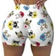 thumbnail image 2 of Fotbe French Bulldog With Coffee Cup Shorts Sin Costuras – Shorts Deportivos de Cintura Alta para Mujer, Elásticos para Gimnasio, Yoga, Running o Ciclismo-Medium, 2 of 8