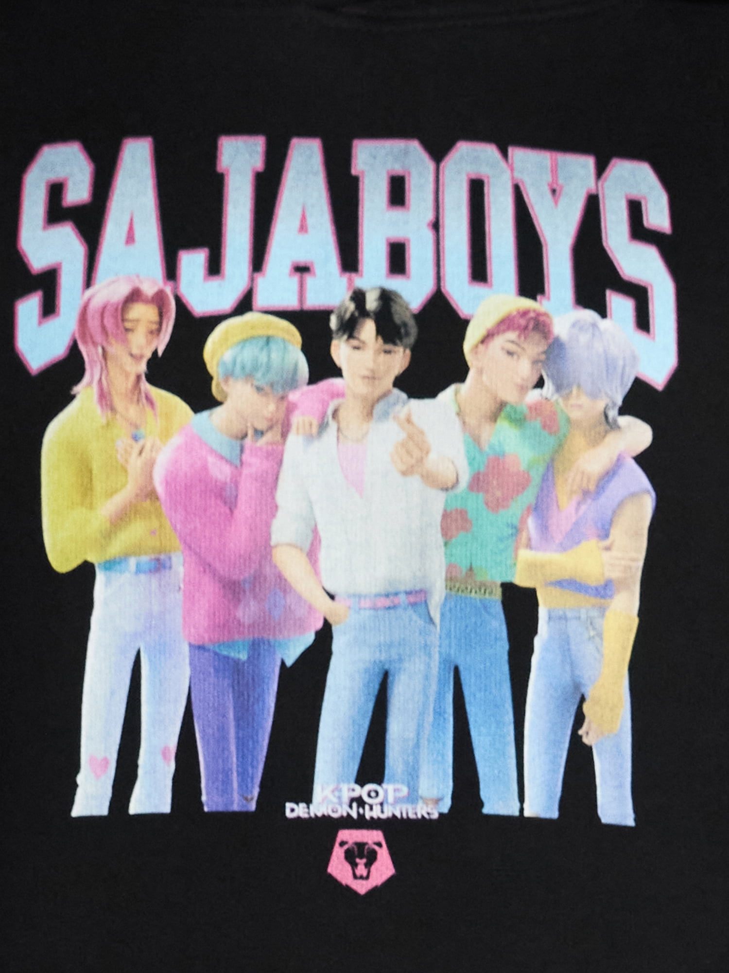Netflix KPop Demon Hunters Men's and Big Men's Saja Boys Hoodie, Sizes S-3XL