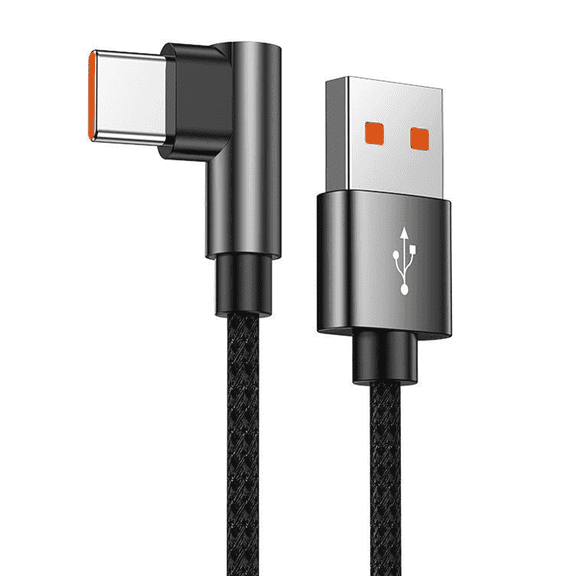 GJX 2026 New Charging Cords Usb C Cable 6Ft Fast Charging Cord Type C Black for Smartphones Tablets Laptops Gaming Devices Portable Chargers Car Chargers Power Banks Office Use