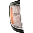 thumbnail image 5 of FEMPRXZ 2pcs Signal Light Left Right Side Plastic Lens Clear & Amber Lens Signal Lamp Corner Light W/ Black Trim W/ Bulbs for Toyota for Tacoma 1995-1996 with Bulb(S)-Assembly TO2520141, 5 of 10