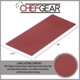 thumbnail image 5 of Anti-Fatigue Kitchen Mat, Red, Playa Basketweave by Chef Gear, 17.5 in. x 60 in., 5 of 8