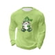 thumbnail image 4 of Amzcrzy - Sudadera Para Hombre, Estilo Informal, Holgada, Elástica, Para Fitness, Para El Hogar, Con Estampado Del Día De San Patricio, Manga Larga Y Cuello Redondo, Color Verde, Talla 2Xl, 4 of 5
