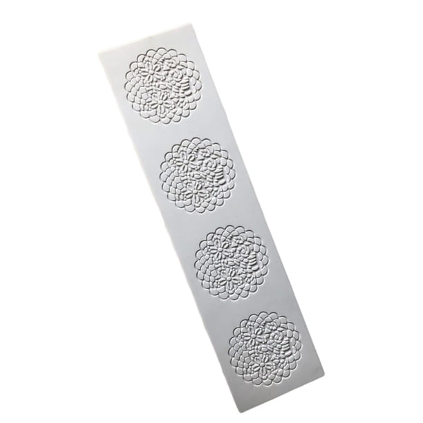 Molde de silicona de hoja Yuarrent Sugarcraft Decoración de dulces Blanco